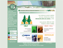 Tablet Screenshot of celper.com.ar